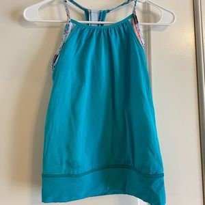 ivivva girl double dutch built in tank top